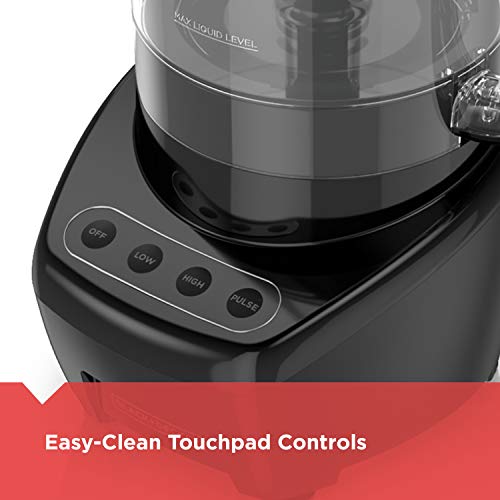 Large Food Processor with Vegetable Chopper - 8-Cup Capacity, 450W Stainless Steel Blades