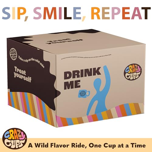 Medium Roast Flavored Coffee Pods Variety Pack - 50 Count, Recyclable, Compatible with Keurig K-Cups