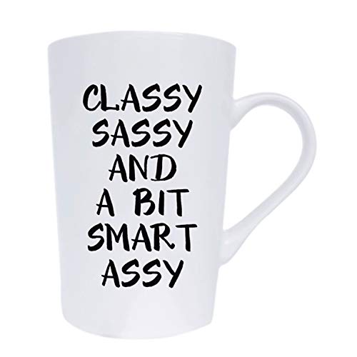 Funny Christmas Coffee Mug - 12 Oz White Cup for Friend, Coworker, Sister, Inspirational Gift