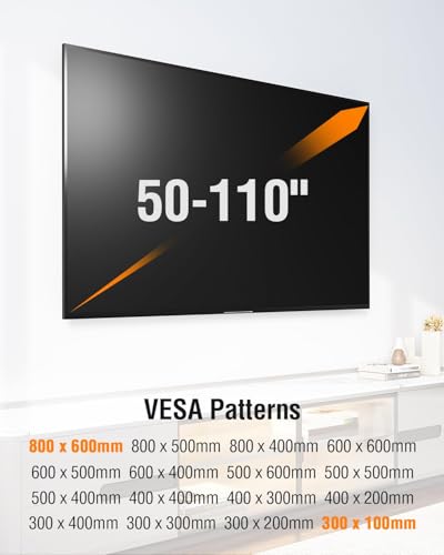 ELIVED Heavy Duty TV Wall Mount for 50-110 Inch TVs - Slim Motion Model