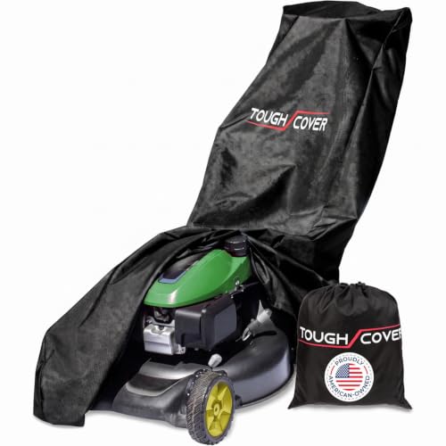 Premium Waterproof Lawn Mower Cover - Heavy Duty 600D for Push Mowers - Black, Variation of THIS listing