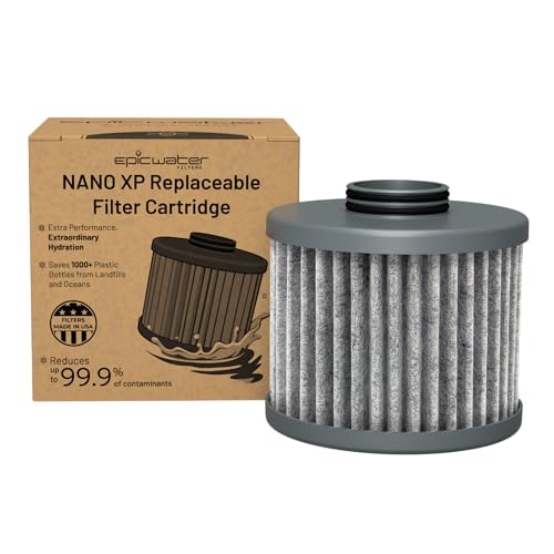 Epic Nano XP Water Filter Cartridge - Removes 70+ Contaminants, 100 Gallon Capacity, Made in USA