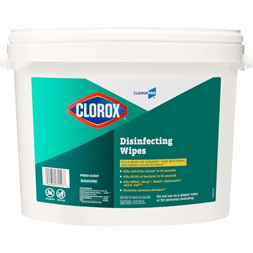CloroxPro Disinfecting Wipes Fresh Scent, 700 Count - EPA Registered Germ & Virus Sanitizer