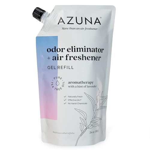Azuna Lavender Odor Eliminator Gel Refill for Home & Pet Safe, 24oz