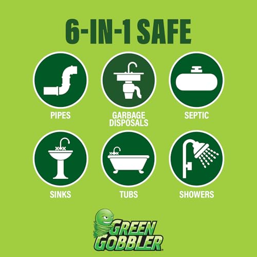 Green Gobbler Fruit Fly Killer Gel - 1 Gallon Pest Control for Drain & Sewer Flies