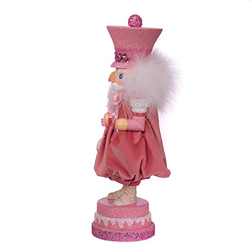 15-Inch Pink Nutcracker Soldier Decor - Kurt S. Adler Hollywood Collection