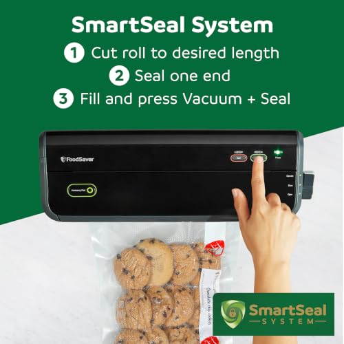 Vacuum Sealer Rolls 8x18.3ft - 6 Pack for Food Preservation & Sous Vide