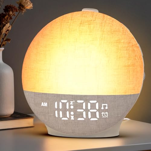 Putty Sunrise Alarm Clock with White Noise Machine & Sunset Simulation