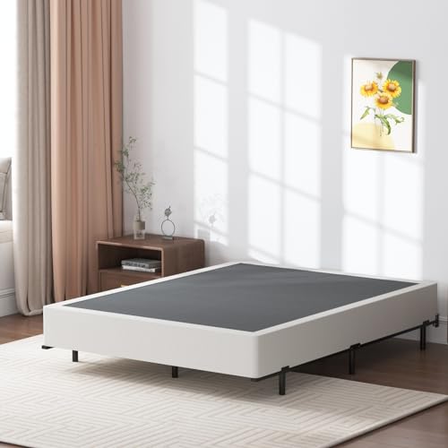 SHLAND Full Size Box Spring 9 Inch Metal Mattress Foundation Bed Base