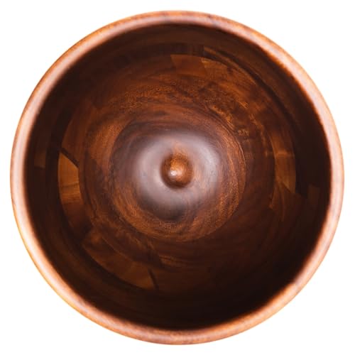 Biscuitique Solid Walnut Mixing Bowl for KitchenAid 4.5 & 5 Qt Stand Mixers