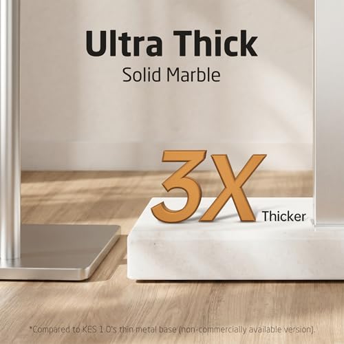 43-Inch Standing Towel Rack with Heavy Marble Base for Bathroom