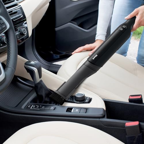 Cordless Handheld Vacuum Cleaner - Lightweight Portable Pet Car Home - Black (Renewed)