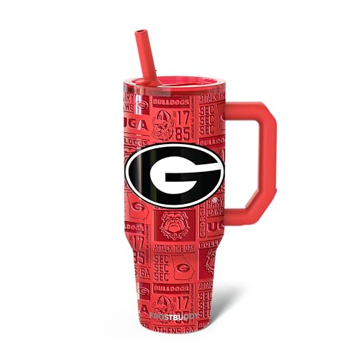 Georgia Red Frost Buddy Thicc Buddy 40oz Insulated Stainless Steel Tumbler
