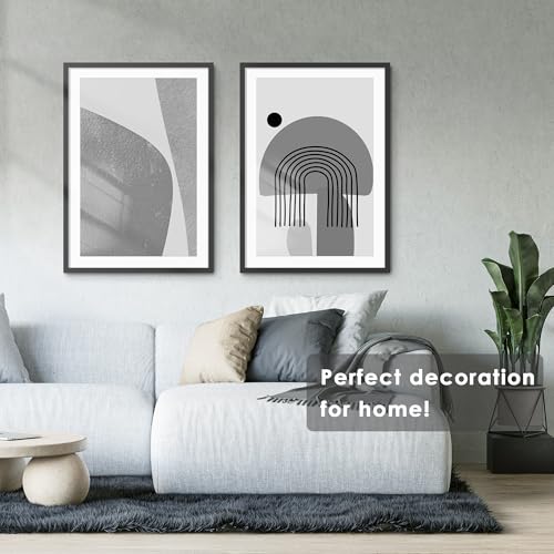 28x40 Black Poster Frame Set - Pack of 2, Classic Wall Photo Frames