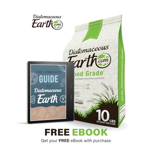 10Lb Food Grade Diatomaceous Earth Organic All-Natural Powder for Gardening & Pest Control