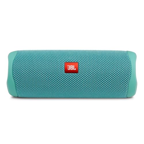 JBL Flip 5 Teal Waterproof Portable Bluetooth Speaker - 12H Battery, Rugged Design