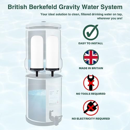 Ceramic Water Filter Cartridge for Gravity Systems - Fluoride & Heavy Metal Removal