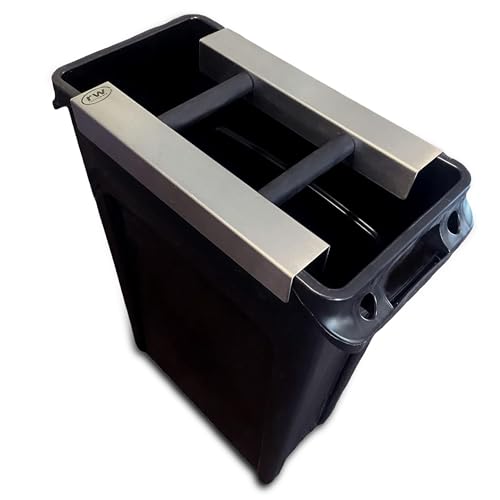 Heavy-Duty Stainless Steel Espresso Grounds Knock Chute for Slim Jim Trash Can