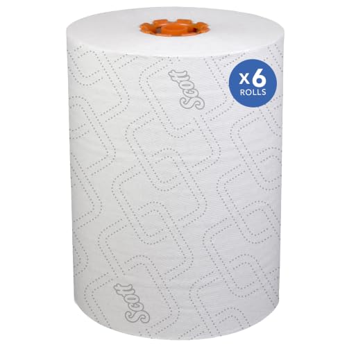 Scott Professional Slimroll Hard Roll Towels - Orange Core, 6 Rolls x 580' Bulk