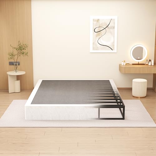 Queen Box Spring 9 Inch Heavy Duty Metal Mattress Foundation - Sturdy, Noise-Free Support