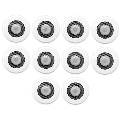 10 Pack Turner White Recessed Light Cover Kit for Indoor & Outdoor Ceiling