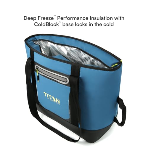 Titan 30 Can Cooler Tote Marine Blue - Keeps Ice Up to 3 Days