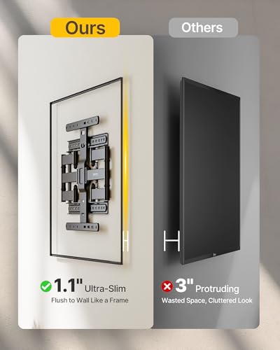 37-75 Inch Ultra Slim Full Motion TV Wall Mount - Low Profile, Tilt & Swivel, Supports 132 lbs - Variation of THIS listing