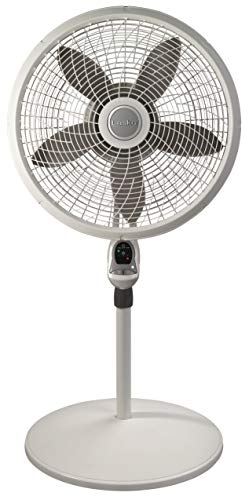 Pedestal Fan - Adjustable Height, 3-Speed, Remote Control, 18-Inch, White - Variation of THIS Listing