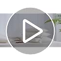 MIOTO Organic Buckwheat Pillow 14x20 Off White with Adjustable Fill & Extra Cover
