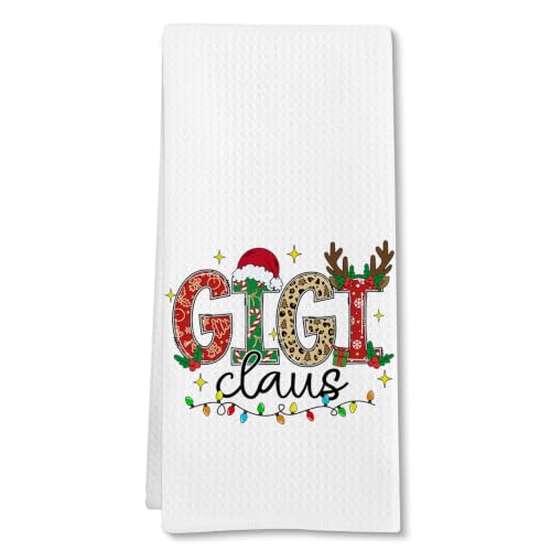 Christmas Gigi Gifts Kitchen Towels, Xmas Hand Towel, 16x24in