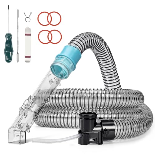 59-Inch Carpet Cleaner Replacement Hose with Clear Handle for Shark StainStriker