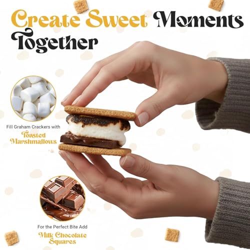 Bulk Honey Graham Crackers Pack of 8 – Classic Snack for S’mores & Baking