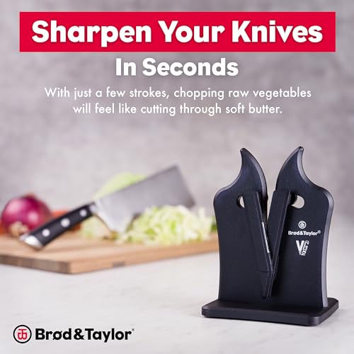 Brod & Taylor VG2 Classic Manual Knife Sharpener - 3-Action Tungsten Carbide, Nylon (Variation: VG2 / Nylon)