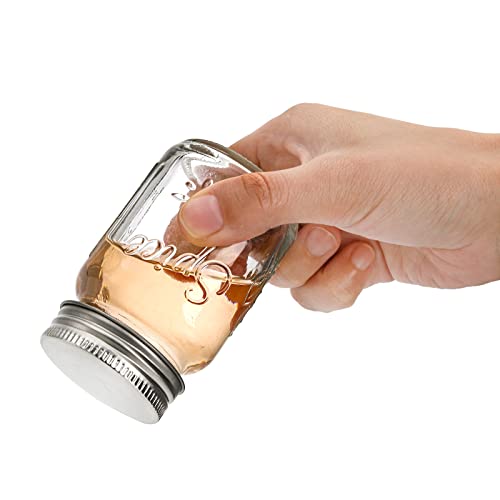 30 Pack 4oz Glass Spice Jars with Airtight Lids & Labels - Kitchen Storage Containers