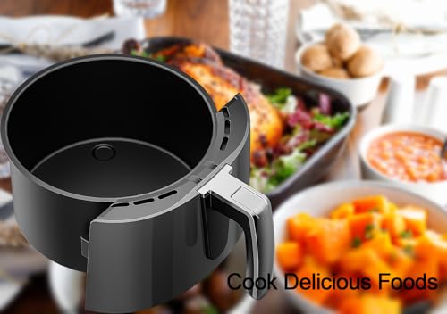 Ninja Air Fryer Basket & Crisper Plate Replacement Set 4QT Non-Stick