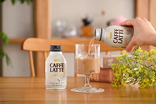 UCC Ready-to-Drink Caffe Latte 8.79 Fl Oz Pack of 24 Japan Imported