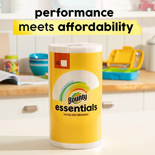Bounty Essentials Select-A-Size Paper Towels Double Rolls - 12 Pack, White