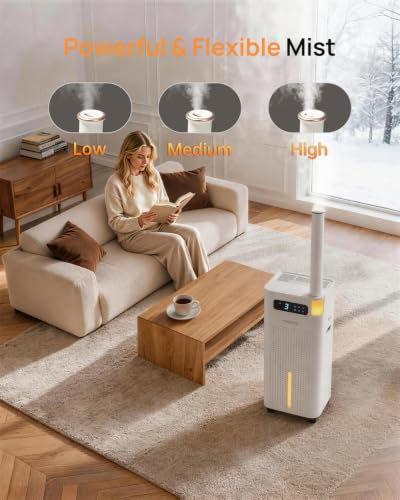 YOKEKON 3.7Gal/14L Humidifier Large Room Whole House 800ft²