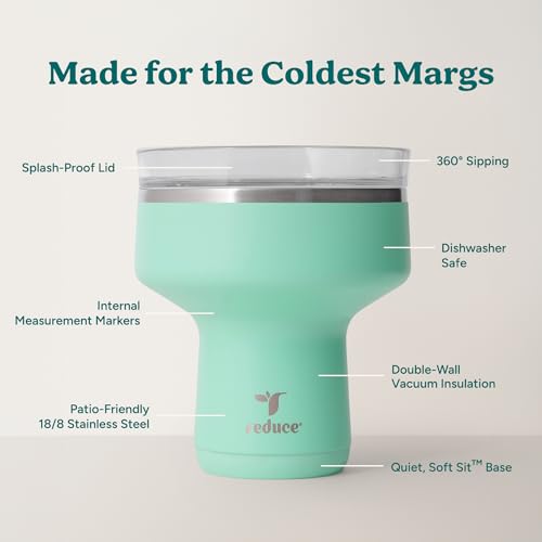 Reduce 16oz Insulated Margarita Tumbler 4 Pack Multicolor - Cold Drinks All Day