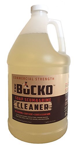 Soap Scum and Grime Cleaner 128 oz Gallon - Commercial Grade, Non-Toxic