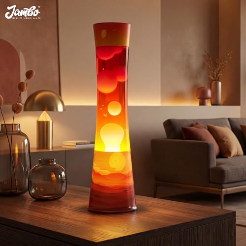 JAMBO Sunset Motion Lamp - 15.5-Inch Relaxing Nightlight & Home Decor