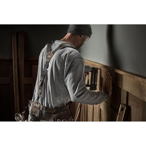 DeWalt Leather Tool Belt with 11 Pockets and Apron - One Size