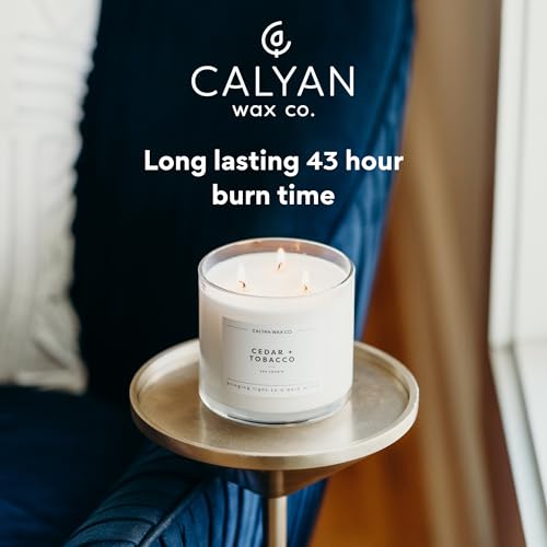 Calyan Wax Co. Apples & Maple Bourbon 3 Wick Scented Candle - 43 Hour