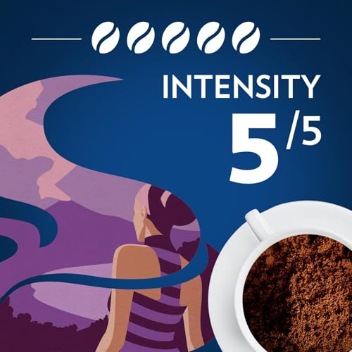 Dark Roast Ground Coffee - 6 Pack of 12oz Arabica Beans for Drip Brewers