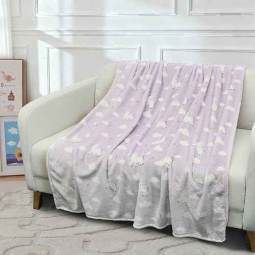 Unicorn Blanket for Girls - 50x60 Inches,Soft Cozy Kids Throw Blanket for Sofa Couch Bed,Cute Unicorn Gifts for Girls Kids Toddler Christmas Birthday Gift Decoration