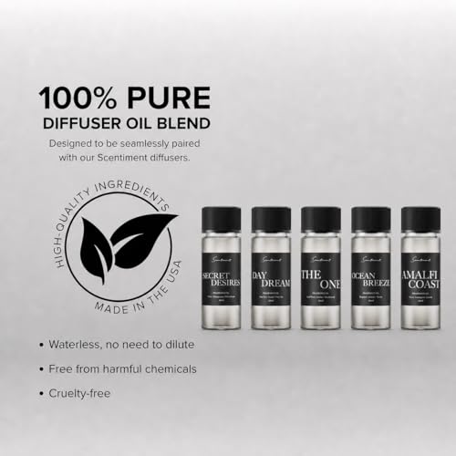 Hotel Diffuser Oil Set - 5 Fragrance Oils for Ultrasonic & Ceramic Diffusers - 0.68 Fl Oz Each - Variation of THIS Listing