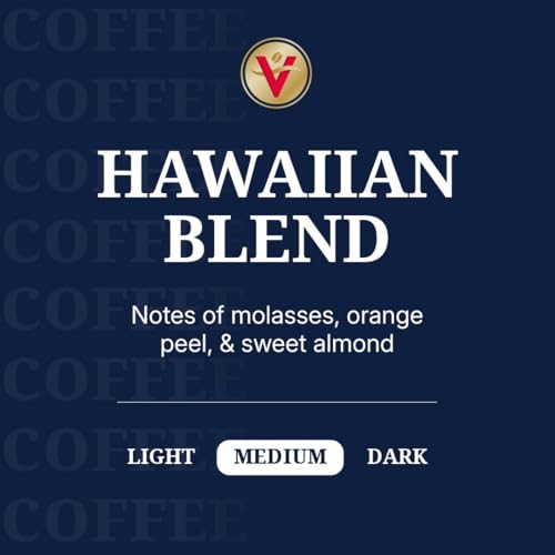 Hawaiian Blend Coffee K Cups - Victor Allen's Medium Roast, 80 Count, Keurig Compatible