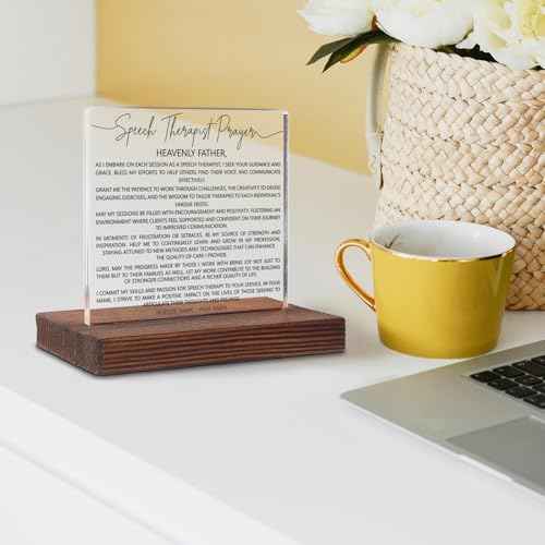 Assistant Principal Prayer Thank You Gifts, Christian Assistant Principal Birthday Christmas Teacher's Day Gifts Back to School for Assistant Principal, Home Office Sign Plaques SOK37