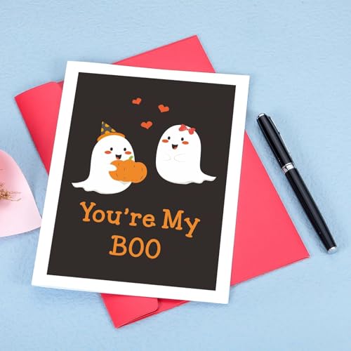 Boo Basket Stuffers for Women Men Halloween Gifts Husband Boyfriend Gifts from Girlfriend Wife Boo Basket Stuffer for Her Spooky Basket Stuffers Halloween Decor Boo Card Birthday Christmas Summerween Decorations