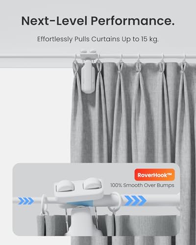 SwitchBot Automatic Curtain Opener Rod Version Bluetooth Smart Control with App & Timer